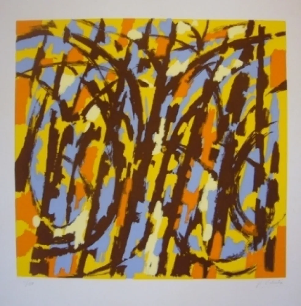 Zeefdruk Clerté - Composition 