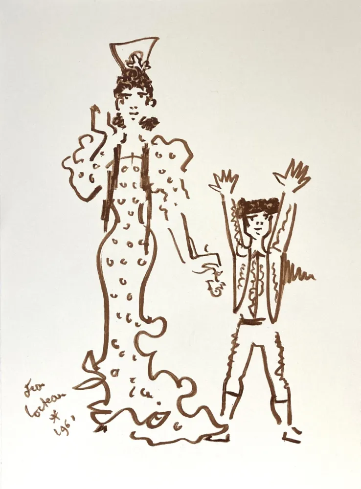 Lithografie Cocteau -  Lithographie originale