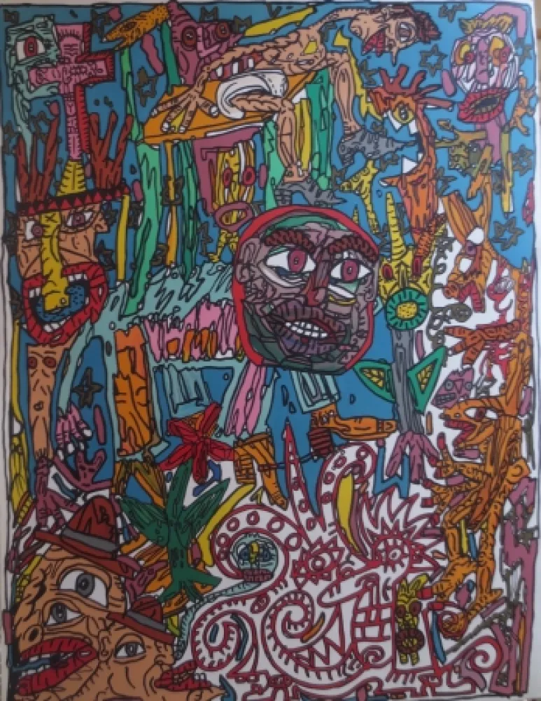 Lithografie Combas - Sans titre