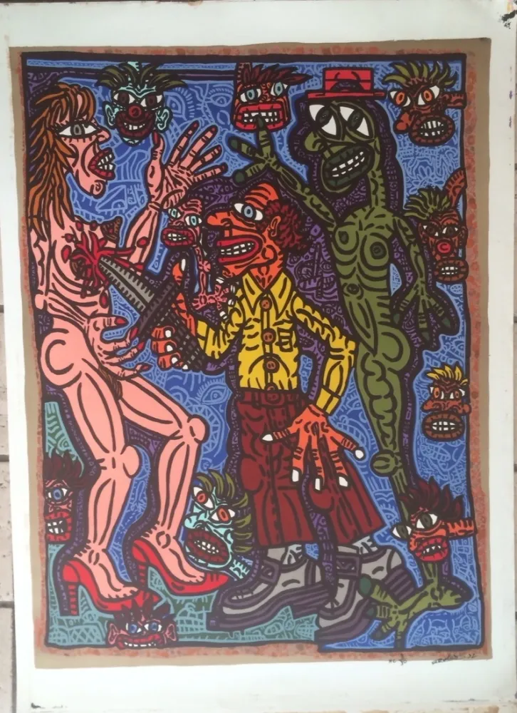 Lithografie Combas - Sans titre