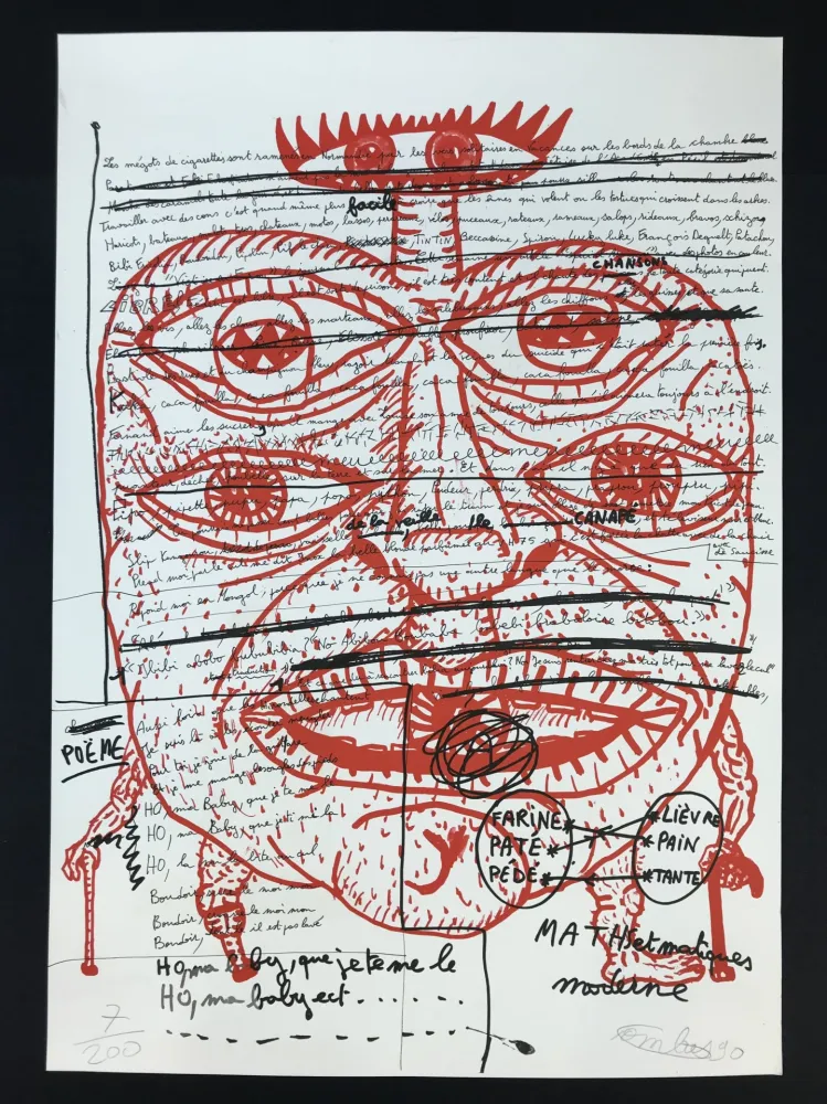 Lithografie Combas - Untitled