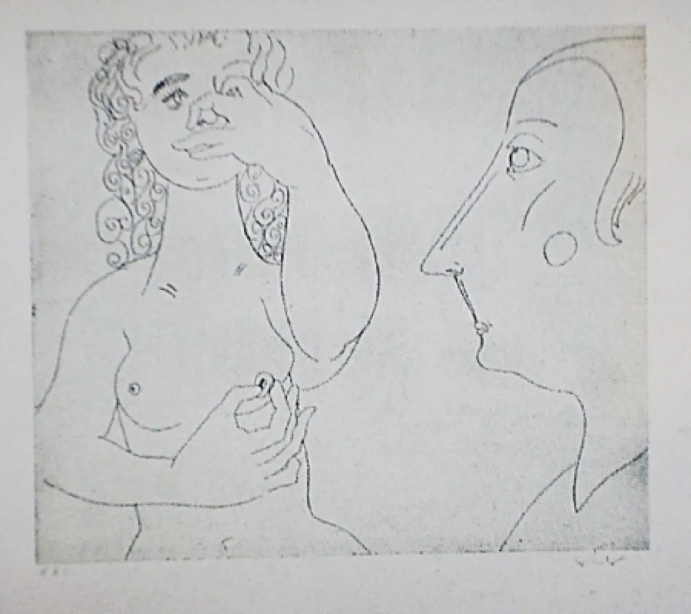 Ets En Aquatint Condo - More sketches of Spain-For Miles Davis 2