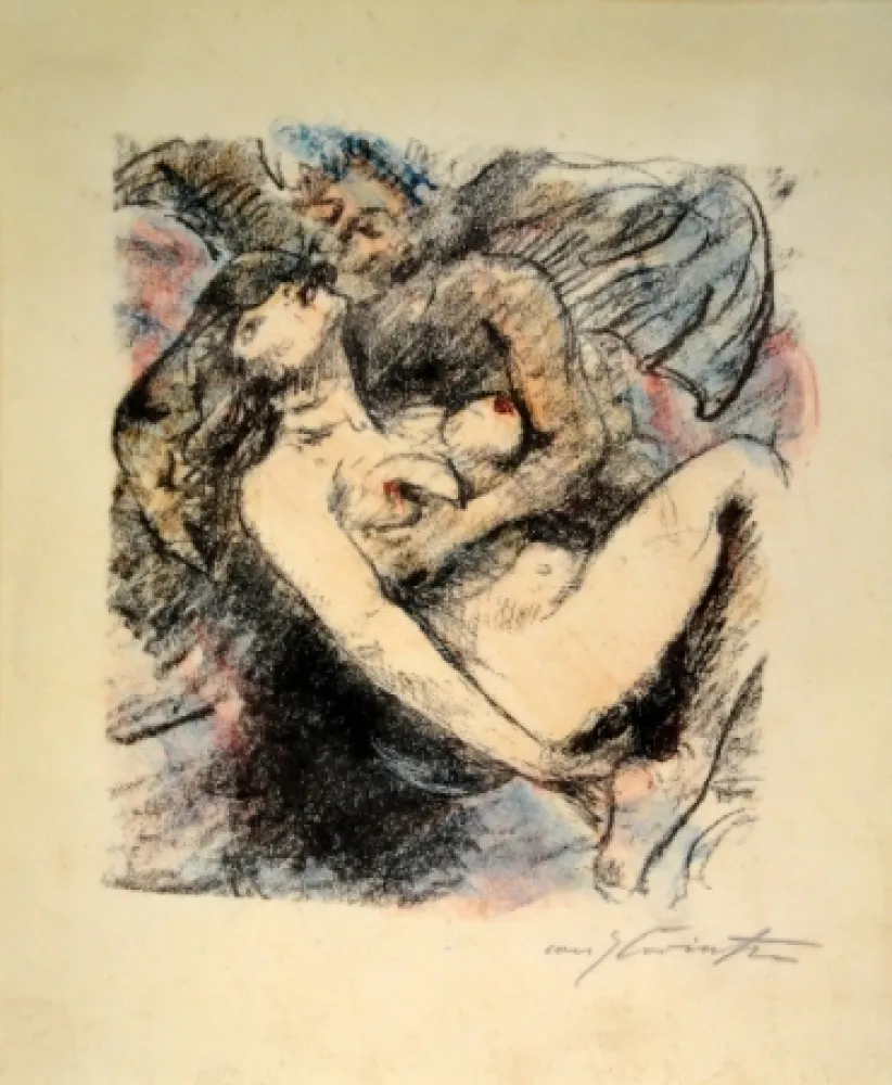 Lithografie Corinth - Trieb