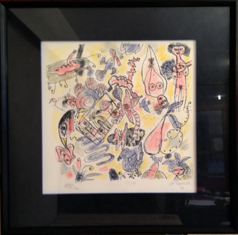 Lithografie Corneille - 1974