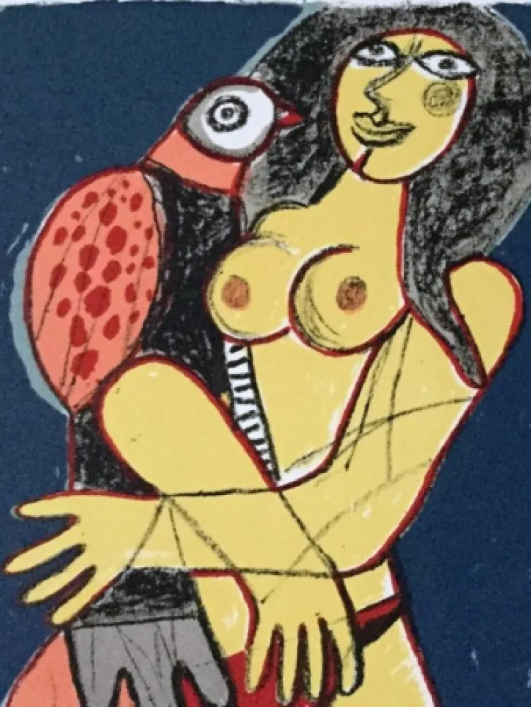 Lithografie Corneille - Enchatement des jours 1 