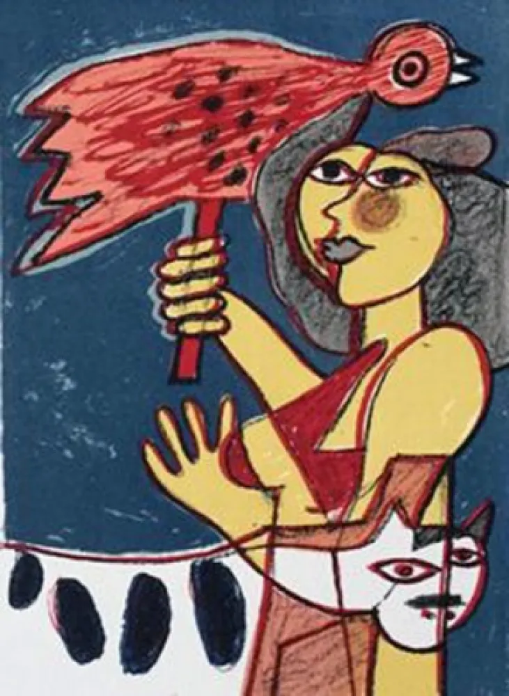 Lithografie Corneille - Enchatement des jours 4