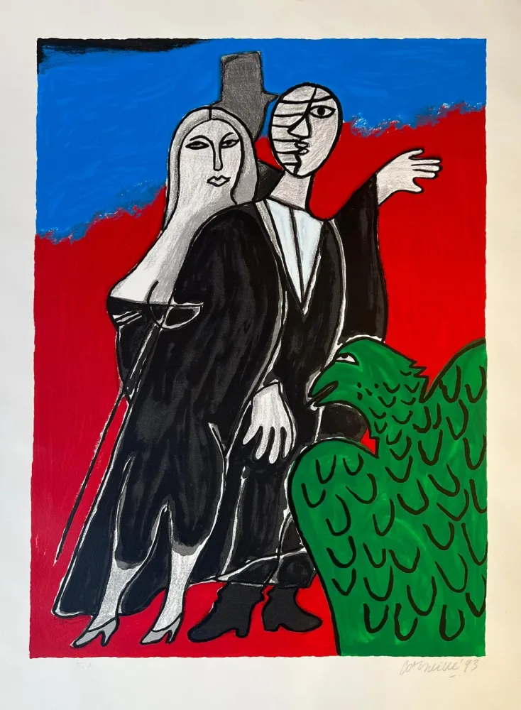 Zeefdruk Corneille - Fantôme de l'Opéra 