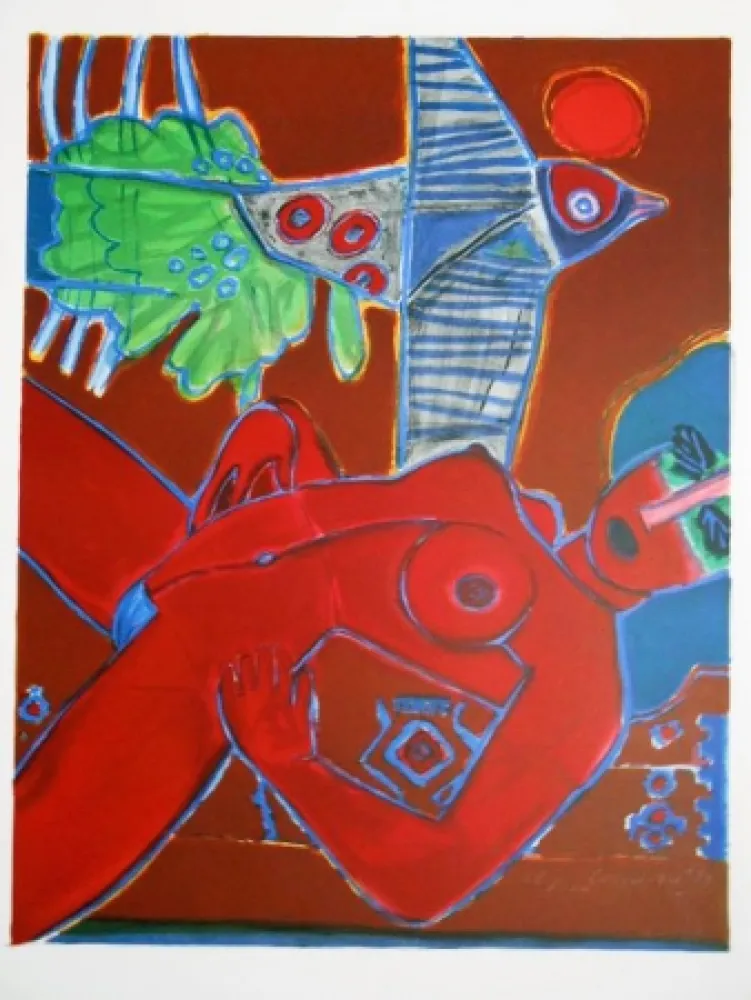 Zeefdruk Corneille - Image d'un été