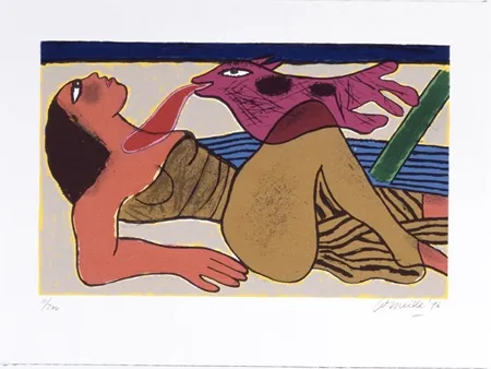 Zeefdruk Corneille - L'amour au jour le jour 5