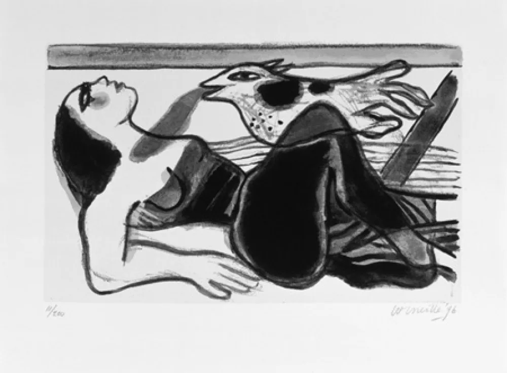 Zeefdruk Corneille - L'amour au jour le jour 6