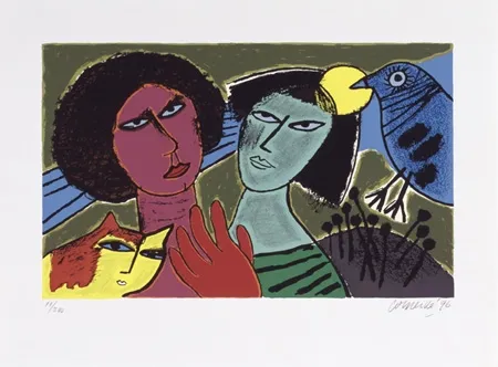 Zeefdruk Corneille - L'amour au jour le jour 7