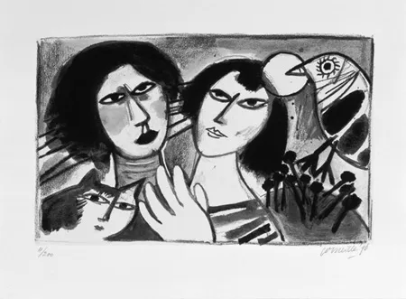 Zeefdruk Corneille - L'amour au jour le jour 8