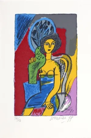 Zeefdruk Corneille - L'amour au jour le jour II