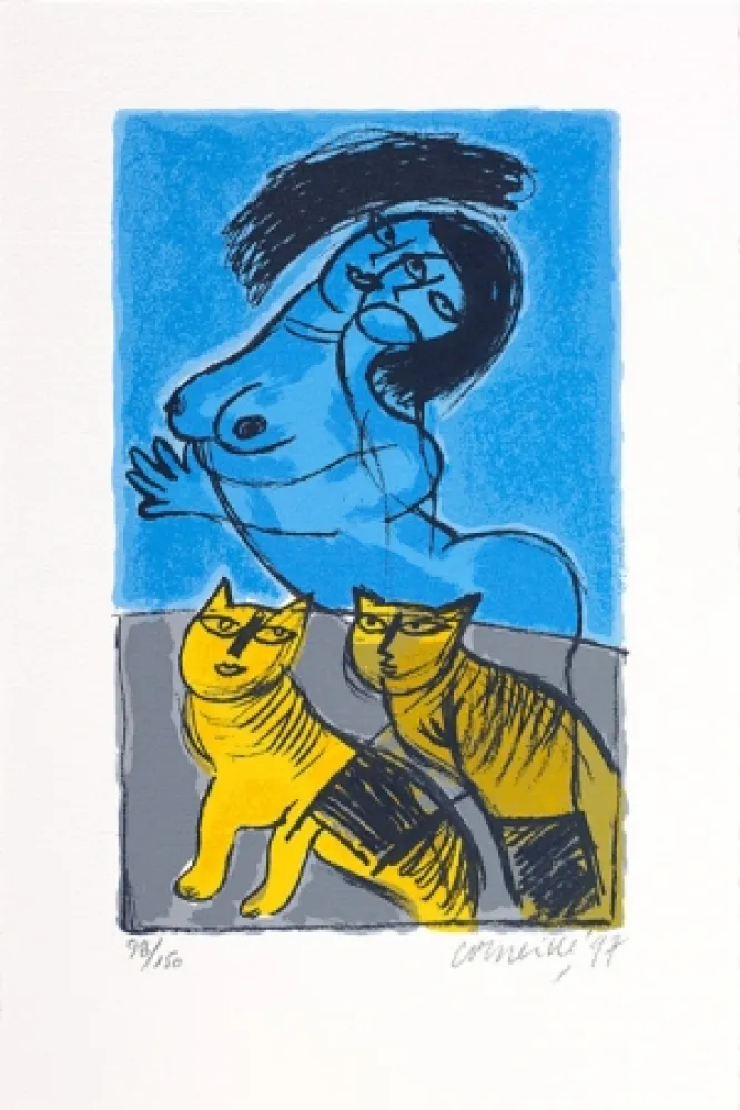 Zeefdruk Corneille - L'amour au jour le jour II