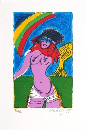 Zeefdruk Corneille - L'amour au jour le jour II