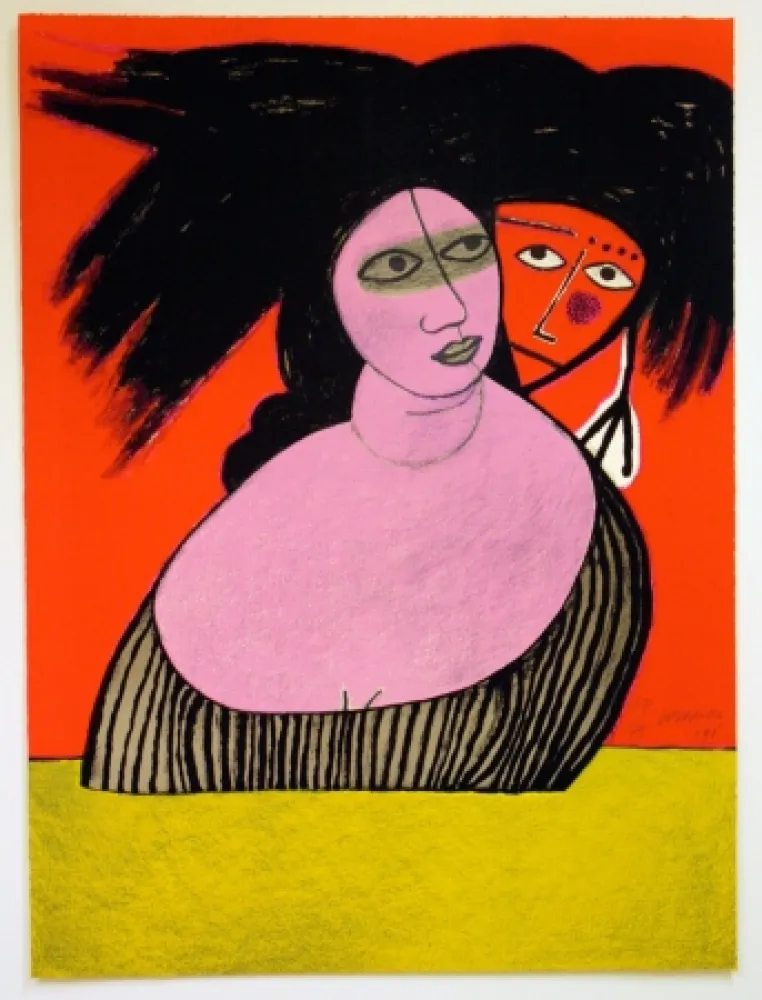 Lithografie Corneille - Raven no. 2