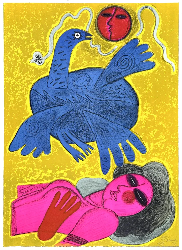 Lithografie Corneille - Sans Titre