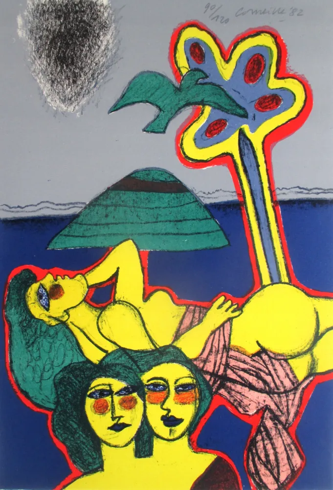 Lithografie Corneille - Tropiques