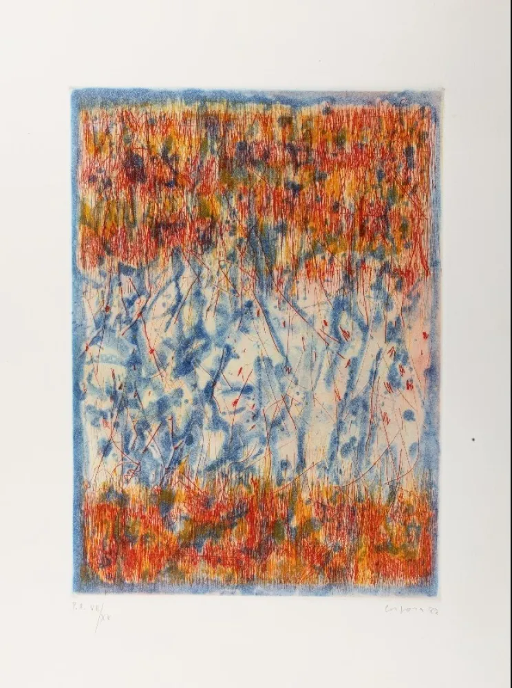 Ets En Aquatint Corpora - Omaggio a Mafai