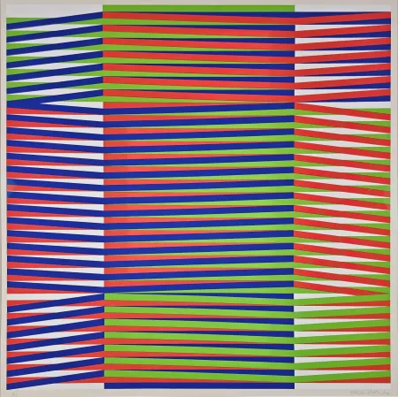 Zeefdruk Cruz-Diez - Couleur Additive. No 8