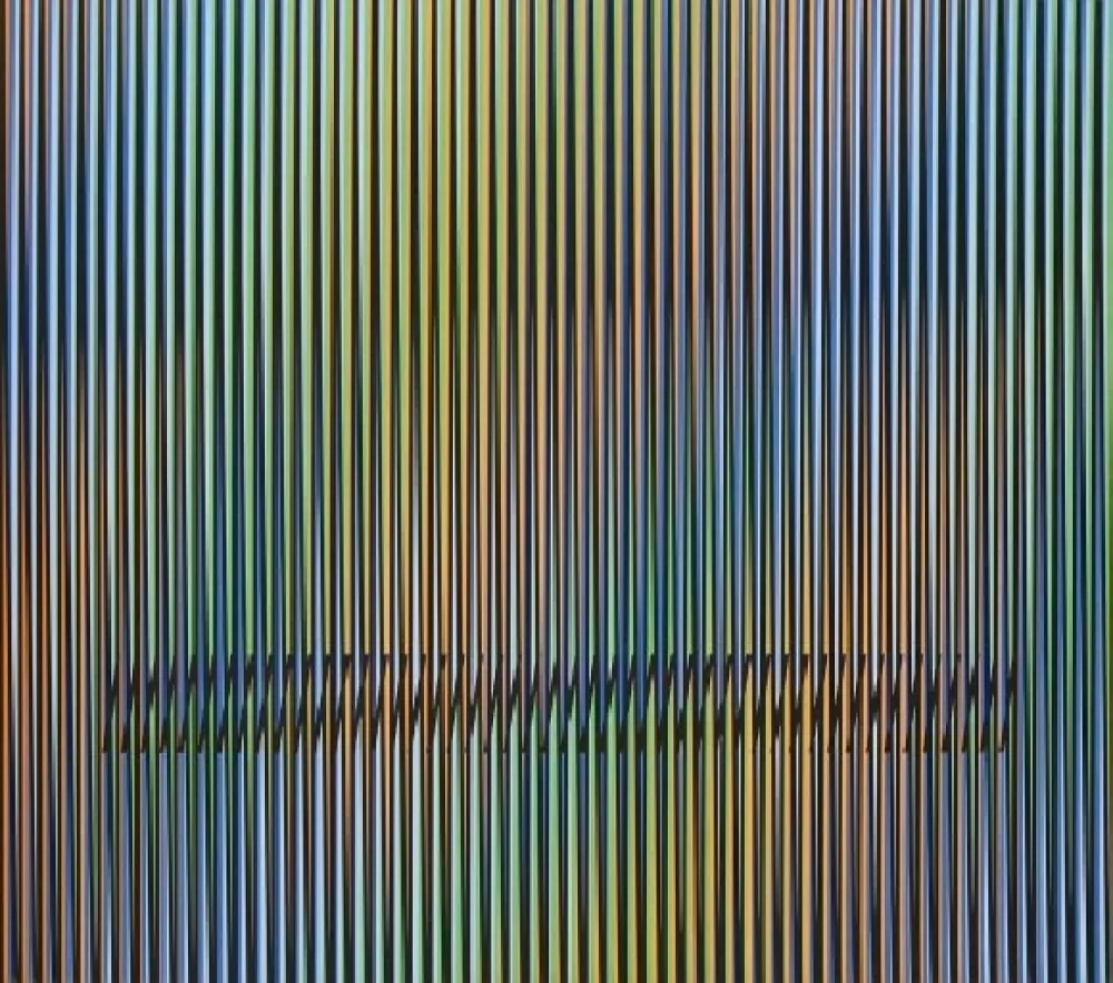 Lithografie Cruz-Diez - Serie Caura - 14