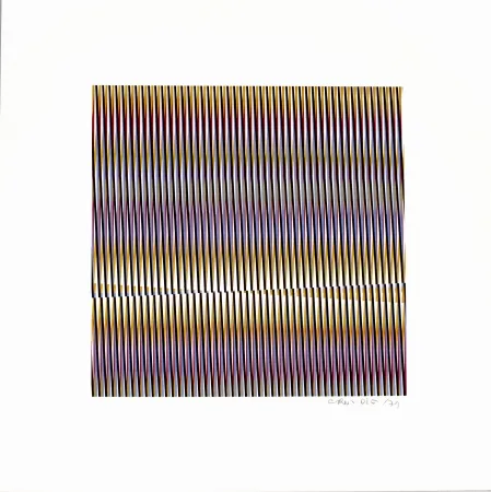 Zeefdruk Cruz-Diez - Sin Titulo 