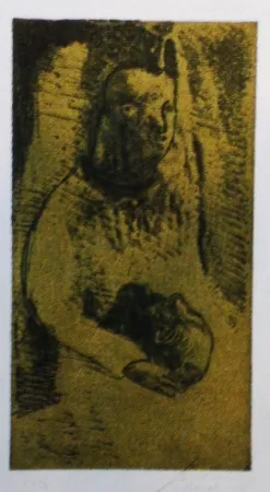 Ets En Aquatint Cuevas - Holofernes