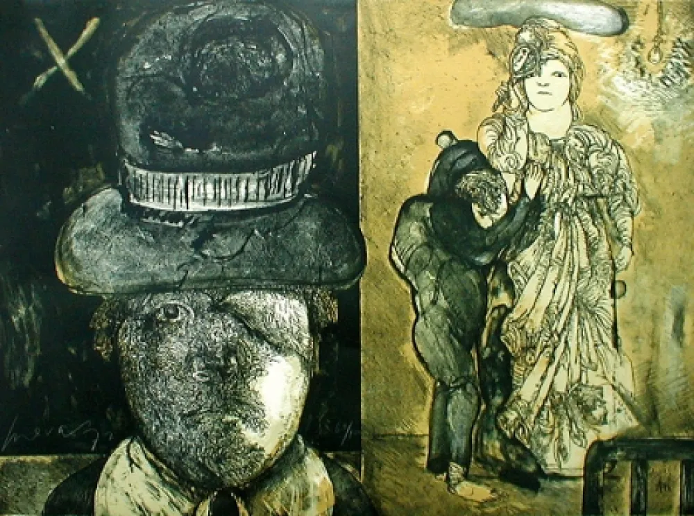 Lithografie Cuevas - La Maga (from 