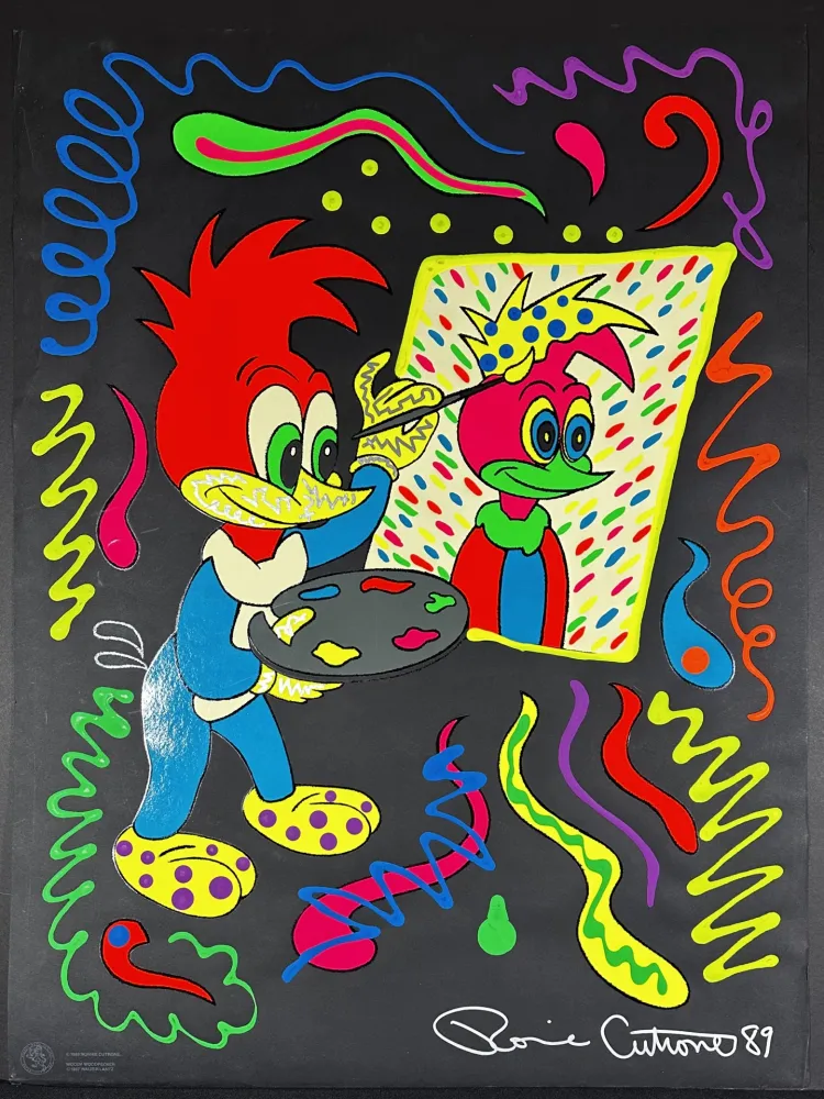 Zeefdruk Cutrone - Putting on Your Face