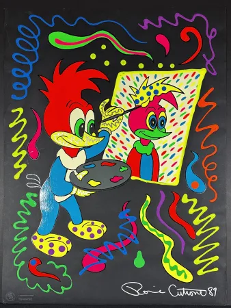 Zeefdruk Cutrone - Putting on Your Face