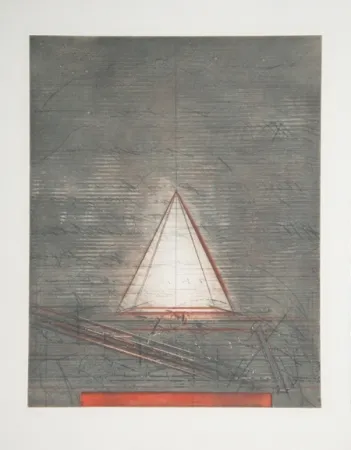 Ets En Aquatint Dahmen - Semiotische Komposition