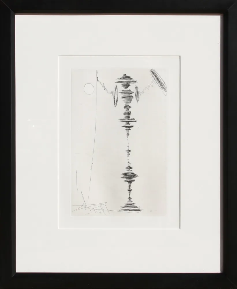 Gravure Dali - Deux Fatraises (Spinning Man)