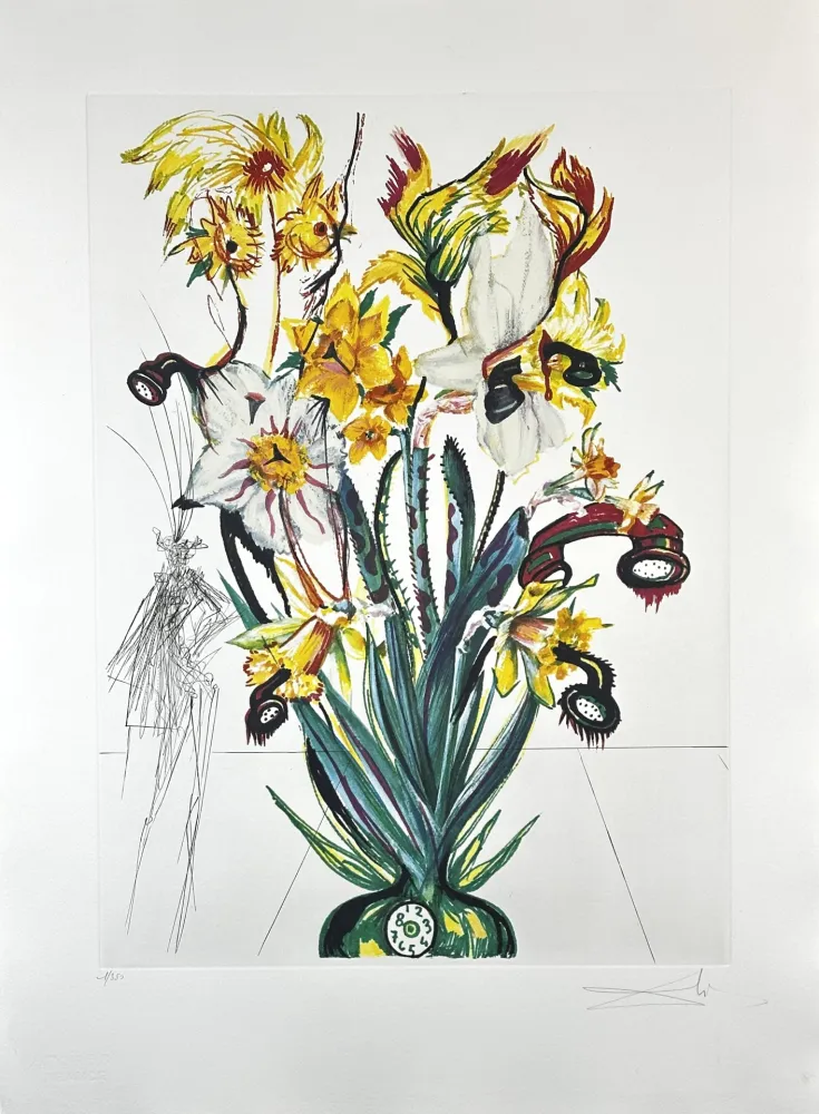 Gravure Dali - Florals Narcissus (Phones) Andalou