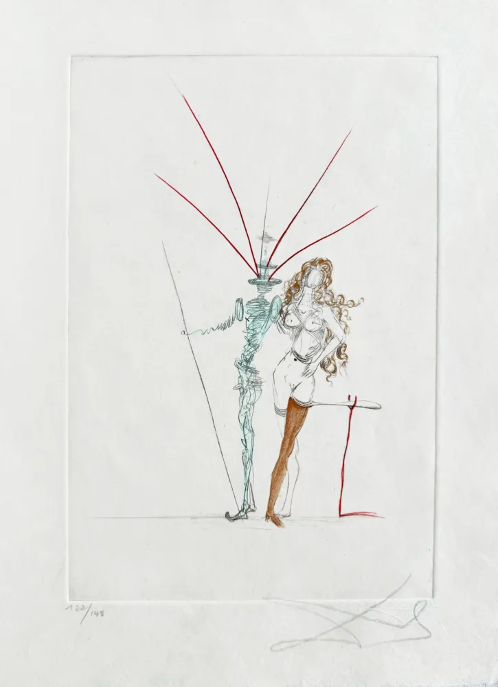 Gravure Dali - Frontispiece