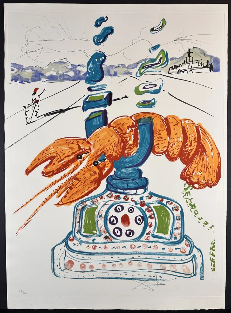 Gravure Dali - Imaginations & Objects of The Future Cybernetic Lobster Telephone