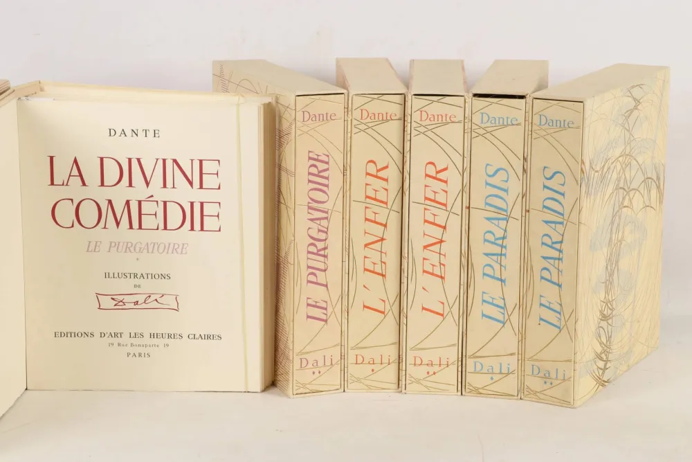 Houtsnede Dali - La Divine Comédie