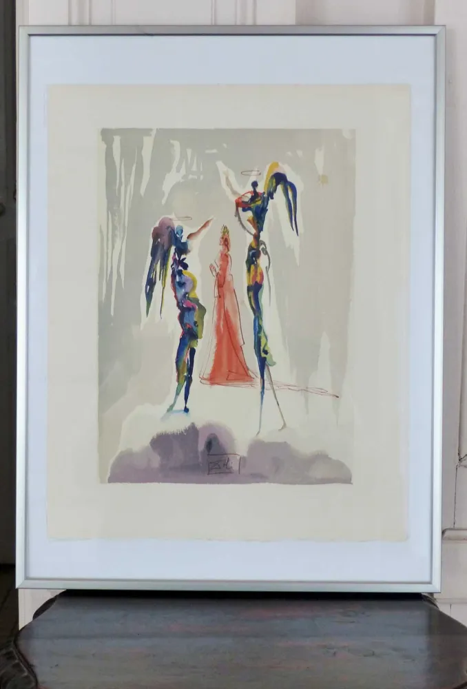 Houtsnede Dali - LA DIVINE COMEDIE - Gloria