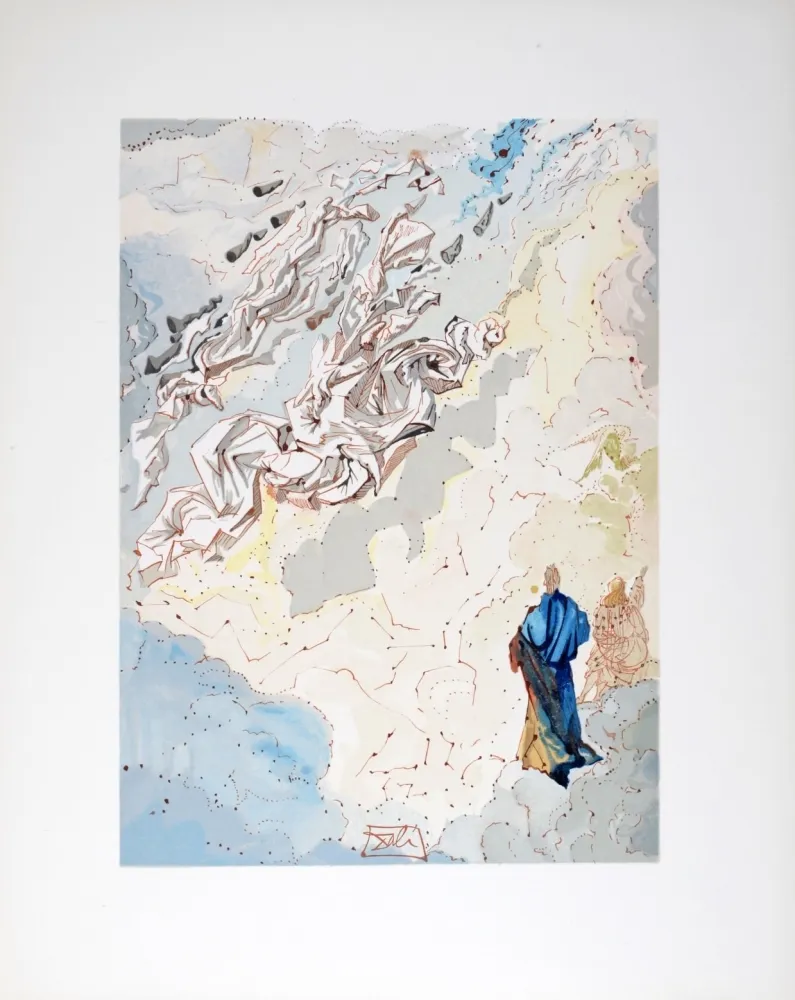 Lithografie Dali - Le 6ème ciel de Jupiter