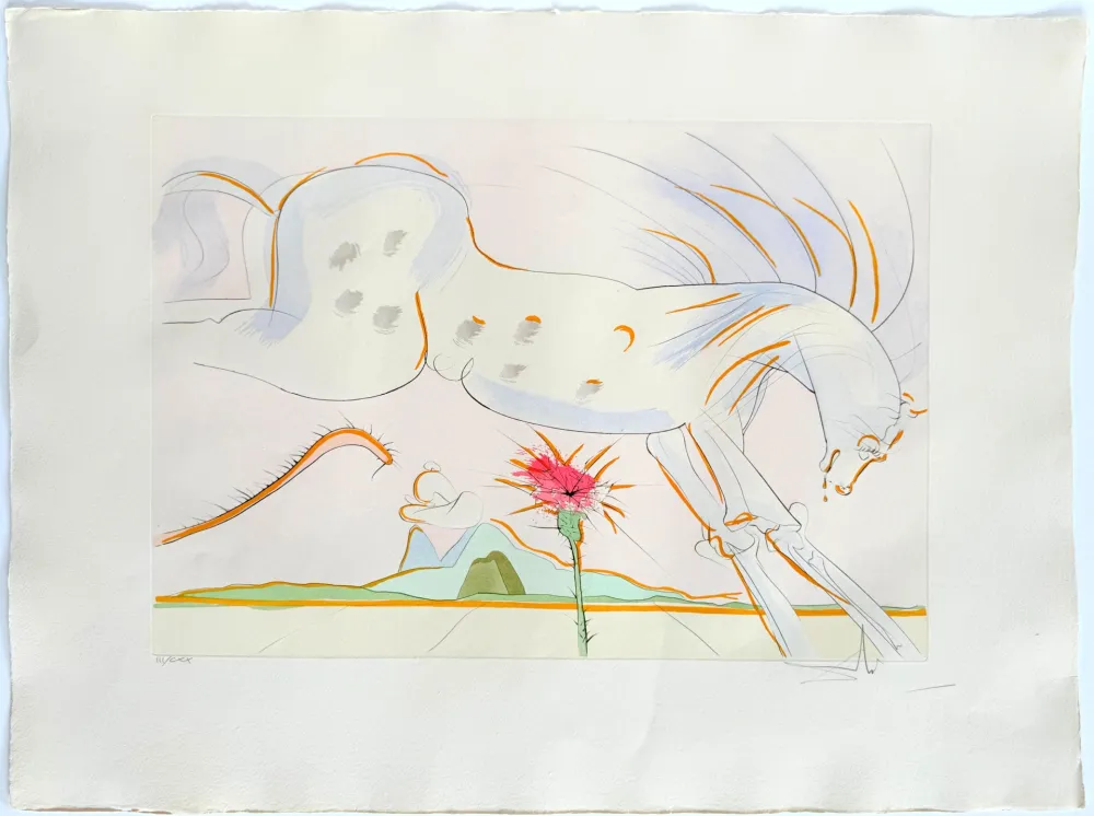 Ets Dali - Le Cheval et le Loup (The Horse and the Wolf)