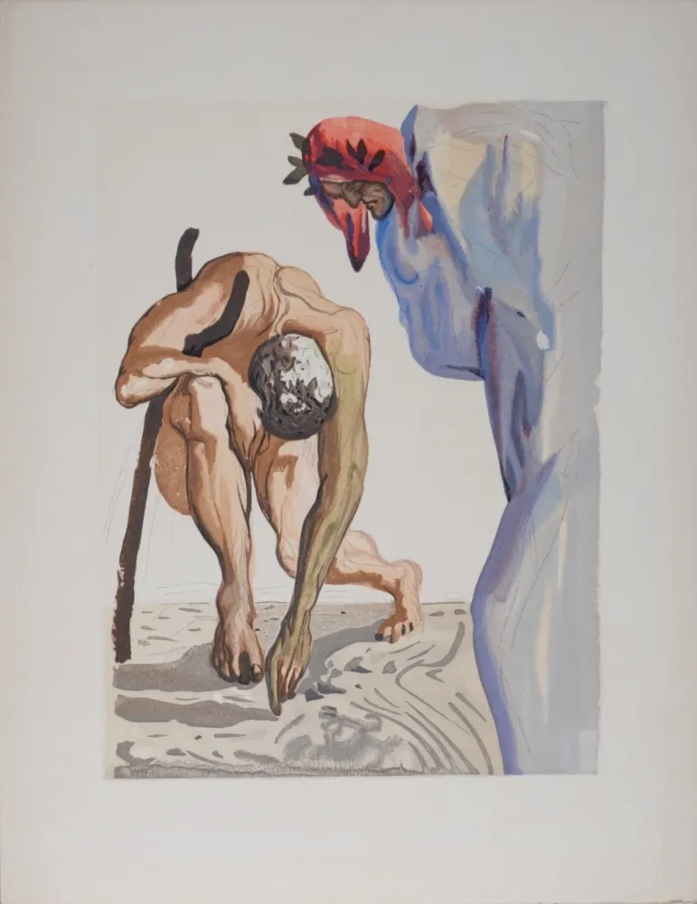 Lithografie Dali - Le Prince de la vallée fleurie