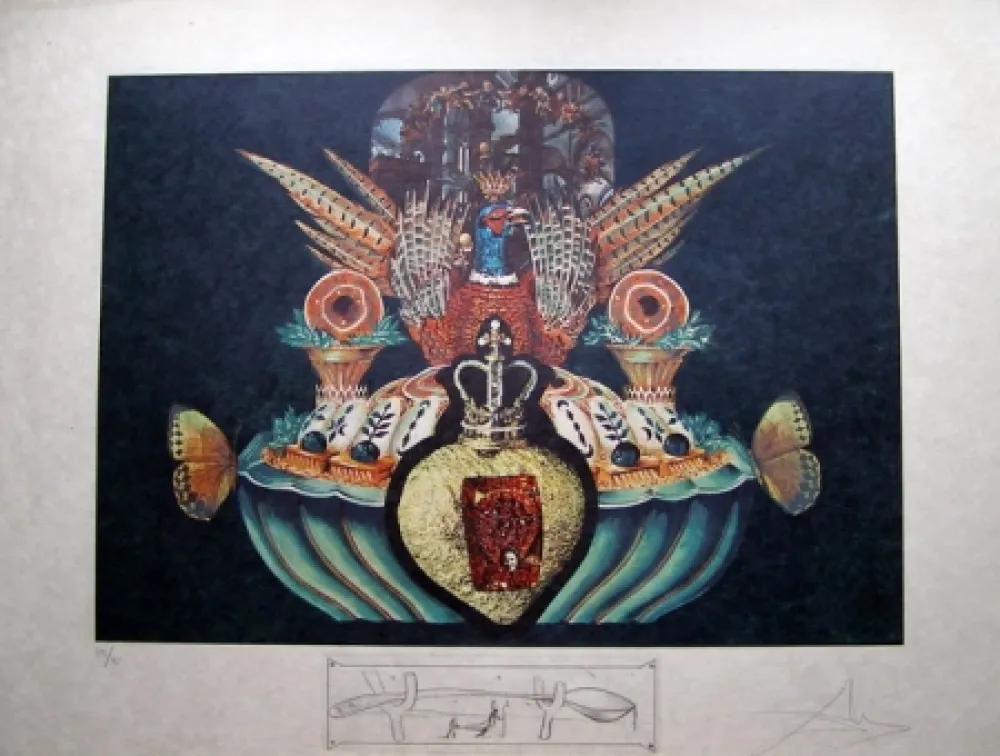 Lithografie Dali - LES CHAIRS MONARCHIQUES