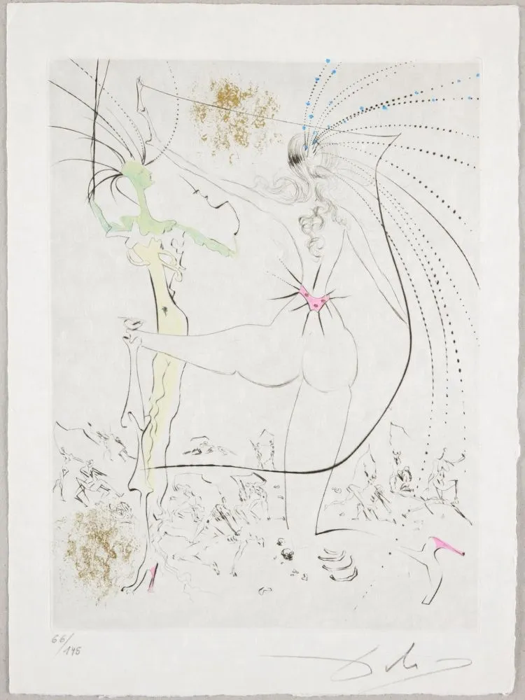 Ets Dali - Les Fesses piquantes, Piquant Buttocks