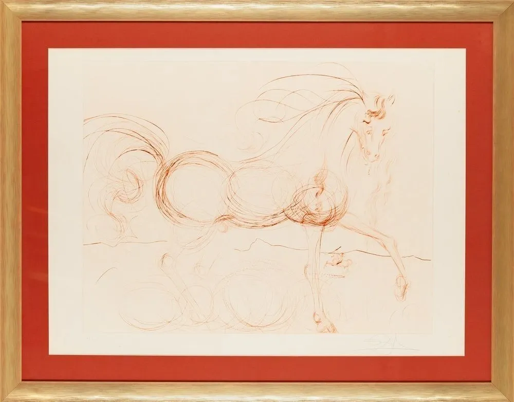 Ets Dali - L'Etalon Blanc (Hommage au cheval)