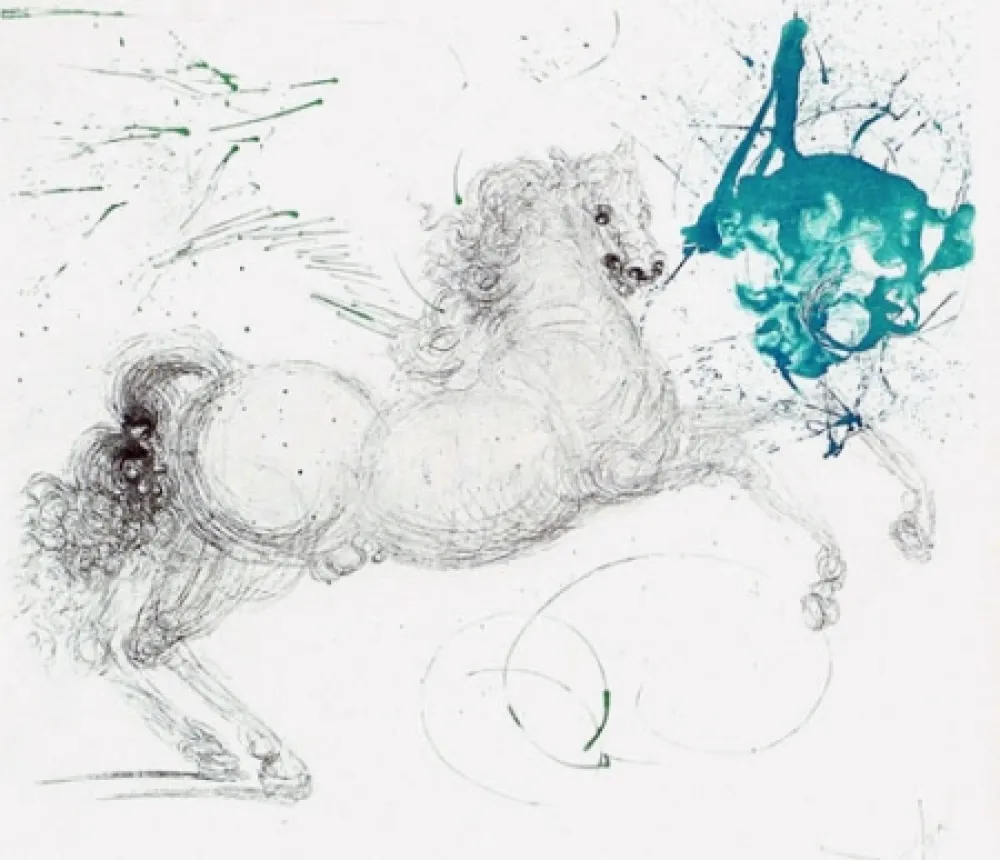 Gravure Dali - Pegase (Pegasus)