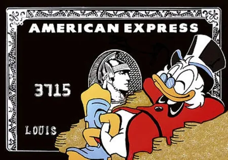 Zeefdruk Darbon - SCROOGE x BLACK AMEX