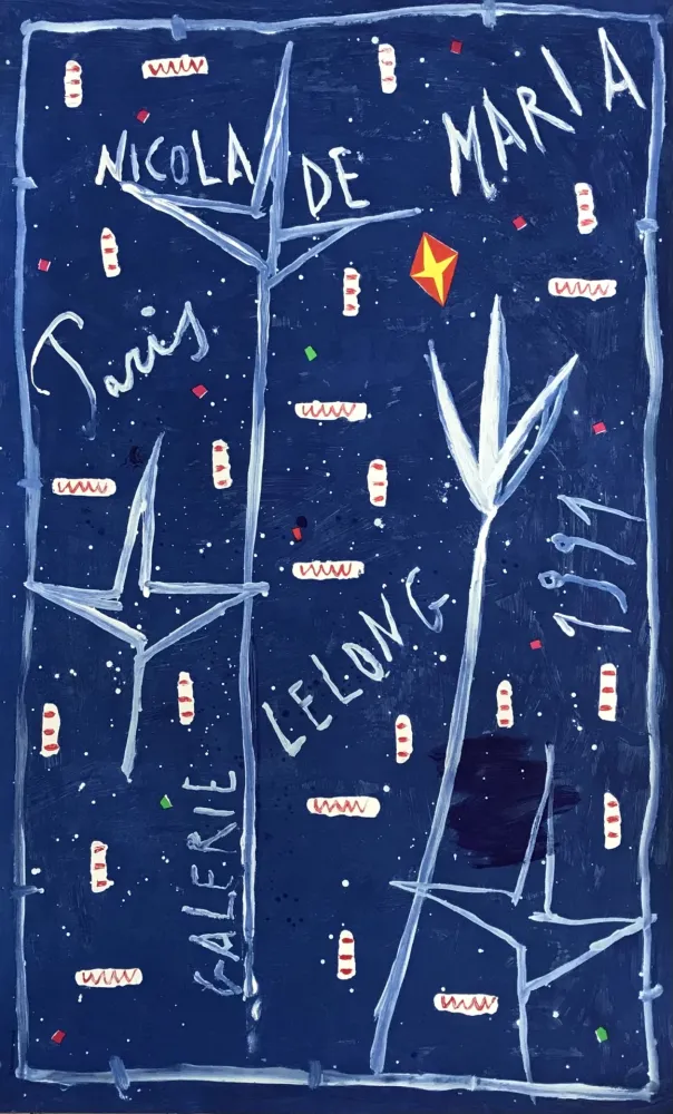 Lithografie De Maria - Affiche lithographique d'exposition