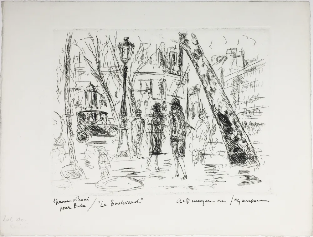 Ets De Segonzac - LE BOULEVARD. Pour 