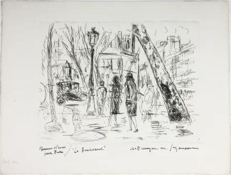 Ets De Segonzac - LE BOULEVARD. Pour 