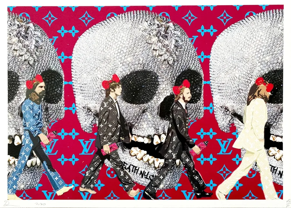 Digitale Print Death Nyc - Beatles Skulls