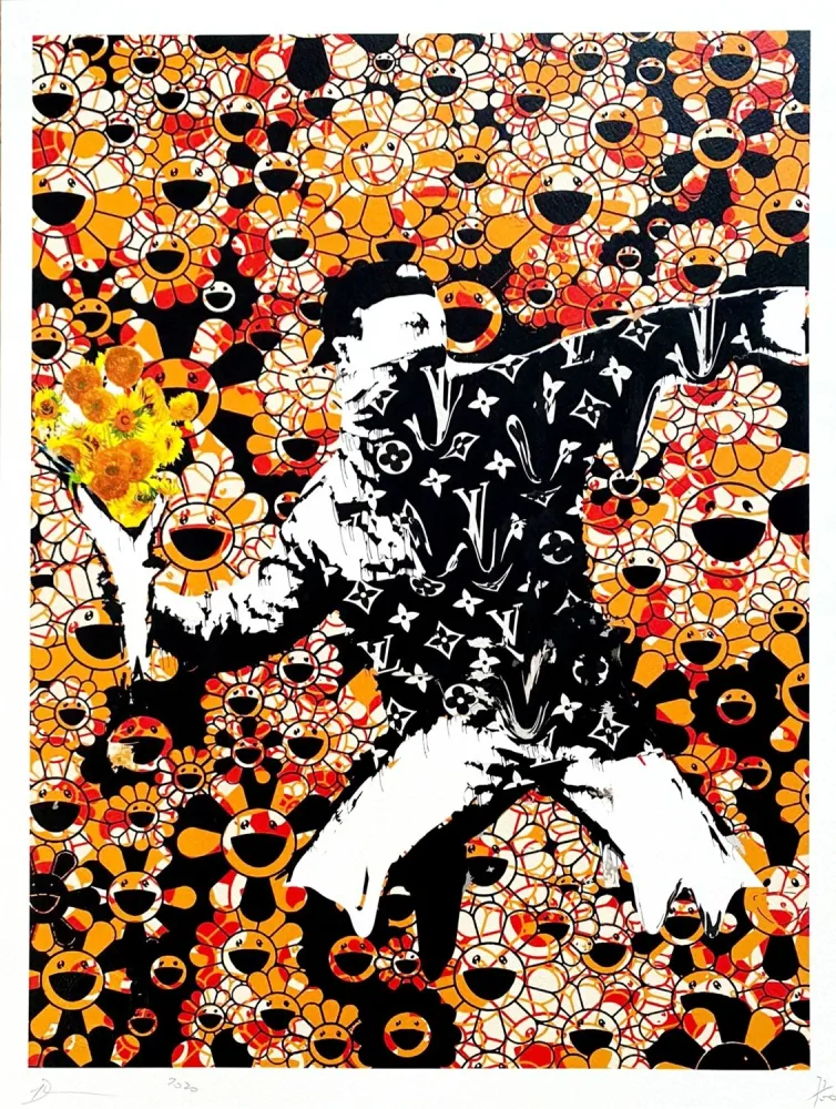 Digitale Print Death Nyc - Flower Bomber
